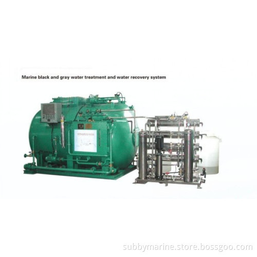 marine black and gray water treatment